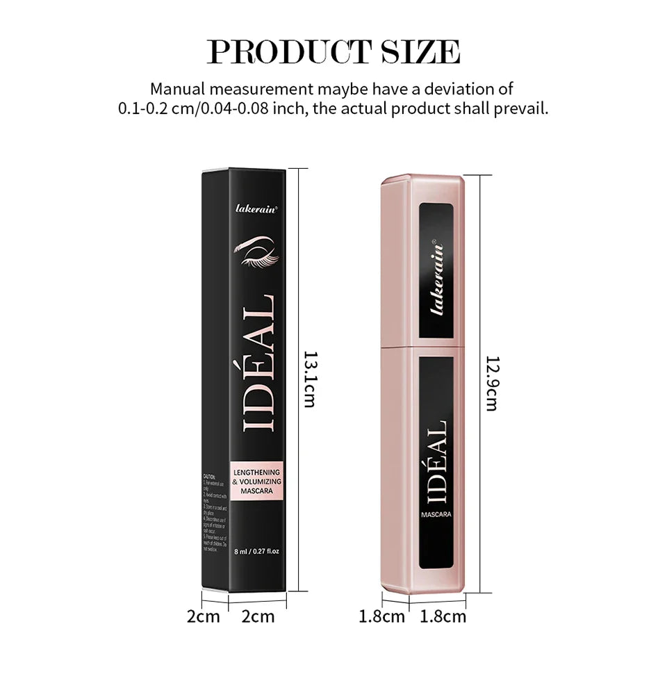 Black Waterproof Mascara Lengthening Eyelash Extension Eye Lashes Brush Beauty Curling Mascara Korean Cosmetics Long-wearing