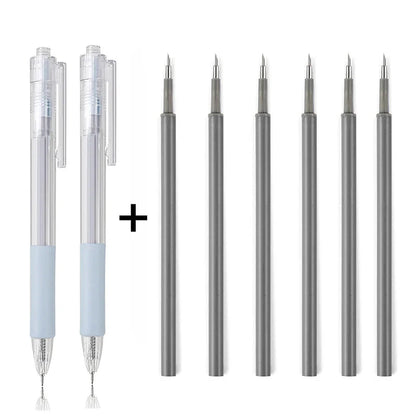 1/8pcs Art Utility Knife Pen Knife Pen Refill Set Paper Cutting Tool Precision Scrapbooking Sticker Cutter DIY Craft Supplies