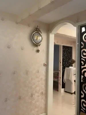 Large Luxury Gold Wall Clock Living Room Silent Creative Swing Wall watches Bedroom Quartz Clocks Wall Home Decor