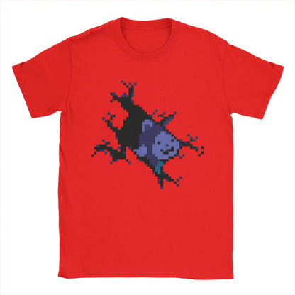 Men's T-Shirts Game Undertale Temmie Novelty Pure Cotton Tee Shirt Short Sleeve  T Shirt Round Neck Clothing Gift Idea