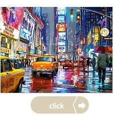 DIY Paint by Numbers Kit for Adults - Natural Scenery & Botanical Canvas Art
