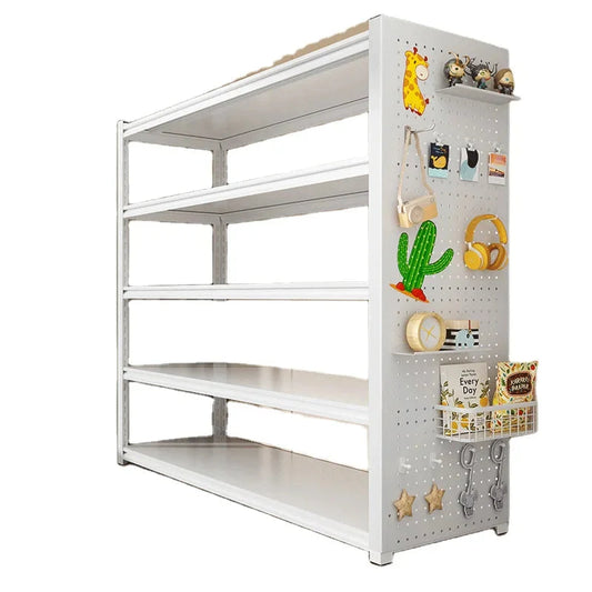 Household Multi-layer Cargo Shelf Thickened Storage Storage Shelf Floor Angle Steel Basement Supermarket Display Shelf