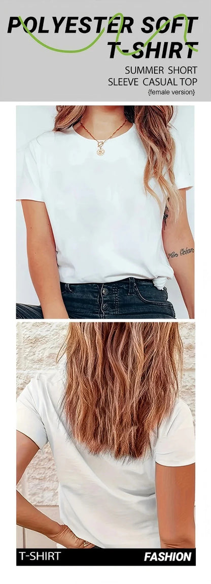 Paris France Eiffel Tower Prints T-Shirts Women Summer Basic Short Sleeve Tops O-Neck Loose T Shirts Basics Soft Womans Clothes
