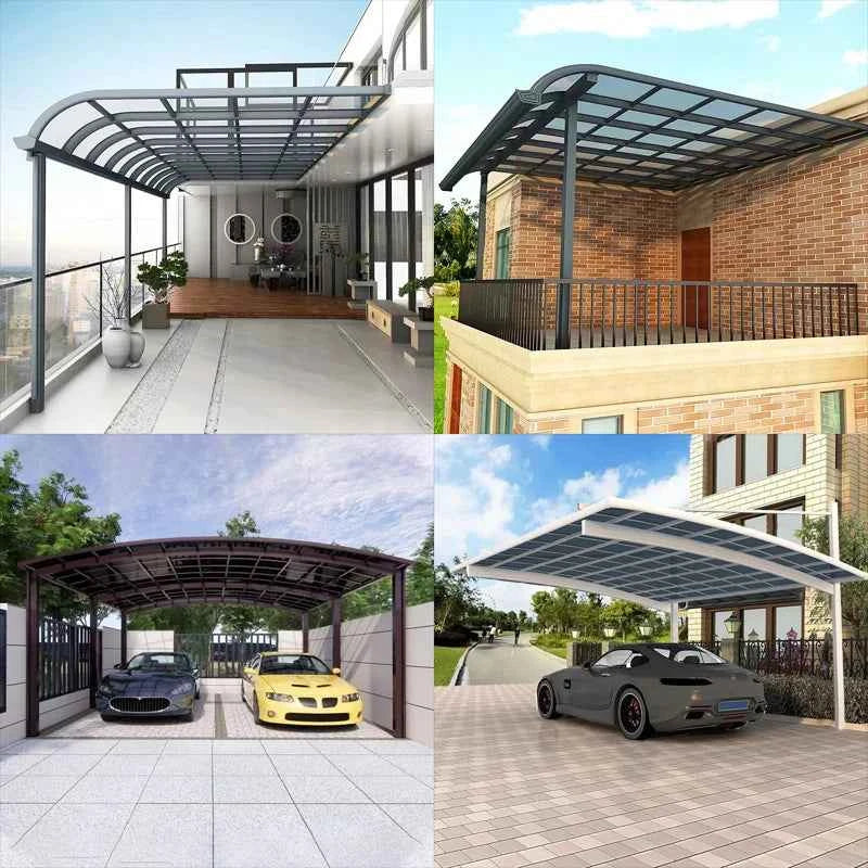 Pergola Gazebos Carport Canopy Garden Buildings Awning Sunroom Pavilion Houses Decoration Waterproof Shadow Patio Yard & Garden