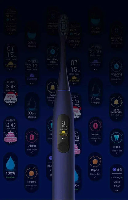 Oclean X Pro Sonic Electric Toothbrush Whitening Teeth Vibrator Wireless Charge 40 Days Works Smart APP Ultrasonic Check QH2