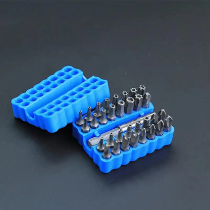 33Pcs With Magnetic Extension Bit Holder Torx Hex Star Spanner woodworking Tools Screwdriver Tamper Proof Security Bits Set