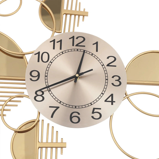 Gold Metal Creative Minimalist Style Decorative Clock