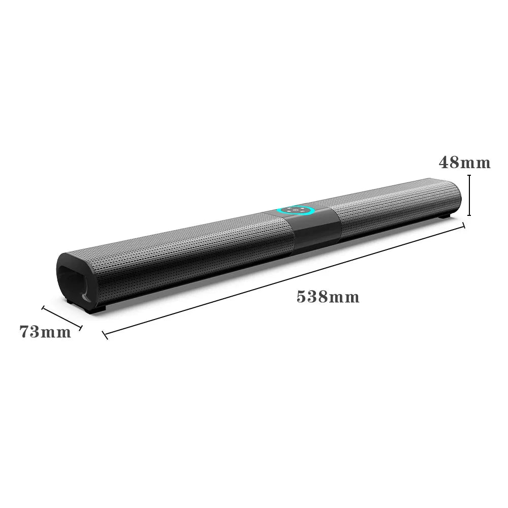 DIXSG Wireless Bluetooth Soundbar - 3D Surround Home Theater Speaker System