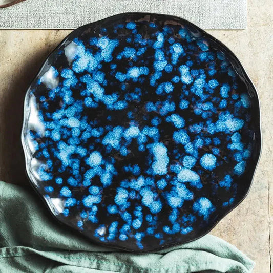 Platter Creative Restaurant plates New vintage featuring ceramic disk kitchen cutlery