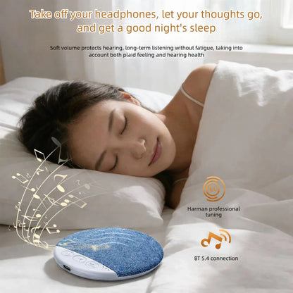 Mini Sleeping Bluetooth Speaker Nature Sound White Noise Soundbar Wireless MP3 Music Player Ultra Thin Timed Shutdown Audio Pla
