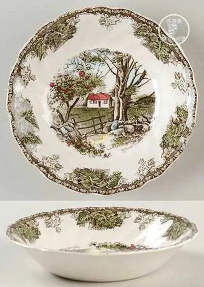British Friendship Village series, decorative plates, Western food plates