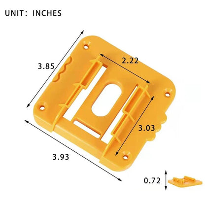 5/10PCS Battery Holder Stand for Dewalt 18V 20V Li-ion Battery,Wall Mount Battery Dock Storage Rack for Dewalt DCB182 DCB203