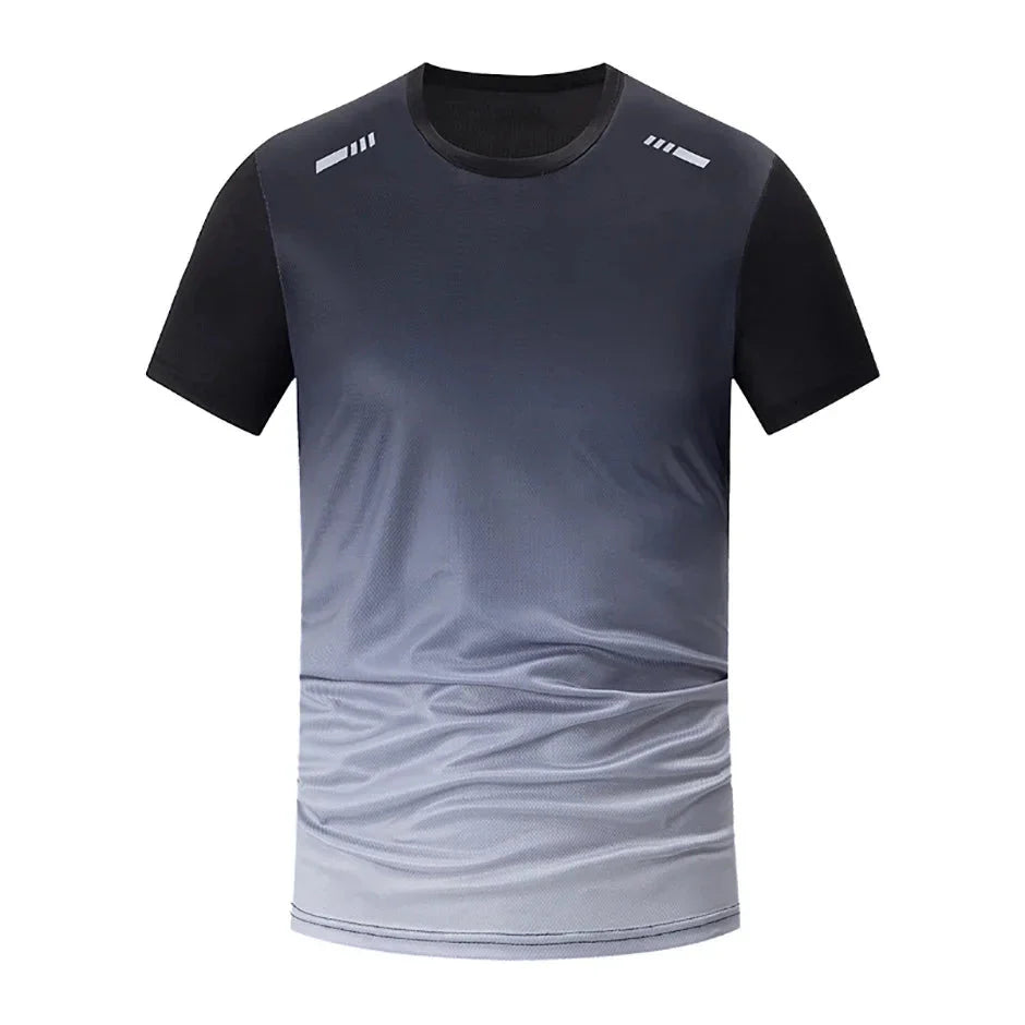 Summer t Shirt For Men Casual White t-Shirts Man Short Sleeve Top Breathable Tees Quick Dry Gym Shirt Soccer Jersey Male Clothes