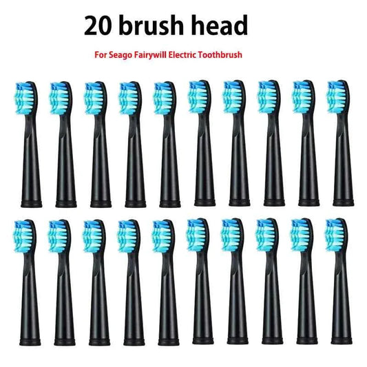 Toothink Replacement Brush Heads - Compatible with Fairywill/Seago FW-507/508/917/959 - 5-10Pcs Dupont Bristle Set