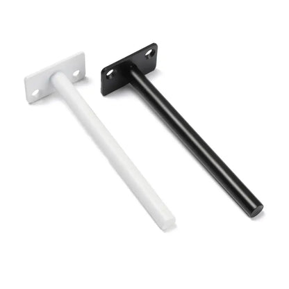 T Shape Concealed Shelf Brackets Floating  Wall Shelf Supports Screw Mounting Plate Multi sizes Metal Brackets
