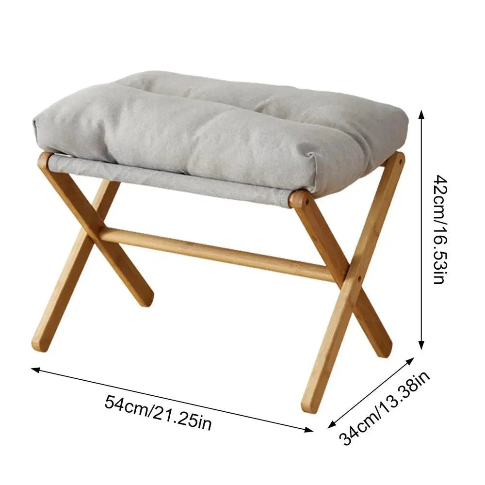 Velvet Footstool Velvet Footstool Ottoman Small Footrests Foot Stool Leg Rest High Padded Stool Seat For Bedroom Living Room
