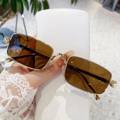 High Definition Sunglasses for Men Ladies Blue Light Blocking Eye Protection Eyewear Rimless Square Frame Eyeglasses Goggle