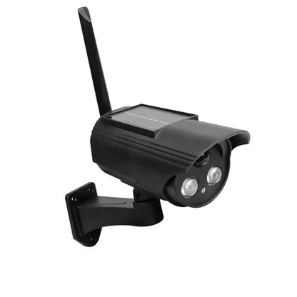 Outdoor Solar Simulation Camera Waterproof Dummy Camera Home Safe CCTV Surveillance Simulation Fake Camera Flashing LED Light