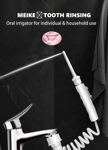 New Water Dental Flosser Faucet Oral Irrigator Floss Dental Irrigator Dental Pick Oral Irrigation Teeth Cleaning Machine