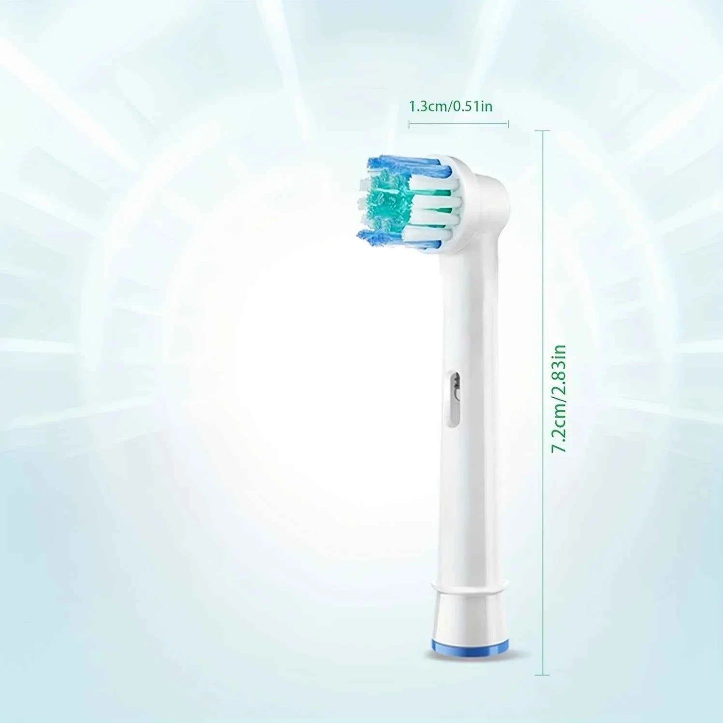 4pcs Toothbrush Head Compatible with Braun Oral B Electric Toothbrush, Replacement Brush Heads for Oral B Vitality Pro 1000 2000