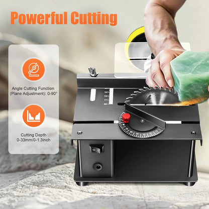 200W Cutting Tool Machine  Mini Table Saw  Multi-Functional Cutting Bench
