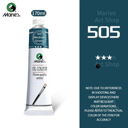 Marie's Oil Paint 170ml/5.95oz Large Tube,Art Supplies for Canvas Painting,Egg,Graffiti,Fabric,Stone,Leather,Wood,Ceramic