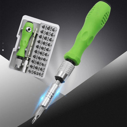 32 In 1 Precision Screwdriver Combination Multifunctional Magnetic Driver Bits Set Portable for Phone Laptop Computer
