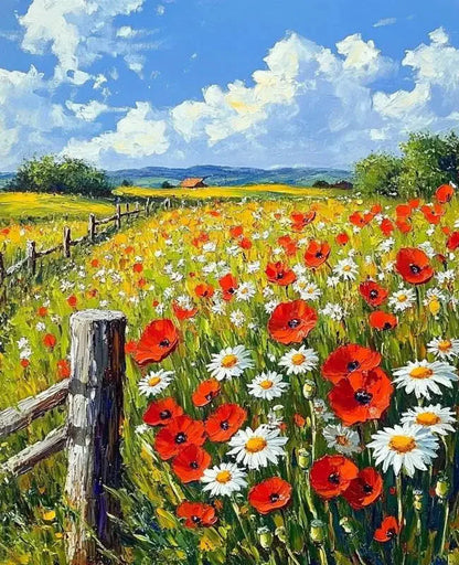 RUOPOTY Paint By Number Kit On Canvas For Adults Scenery Oil Acrylic Painting Home Decoration Gifts