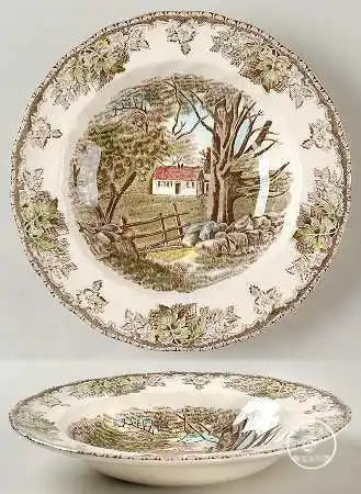 British Friendship Village series, decorative plates, Western food plates