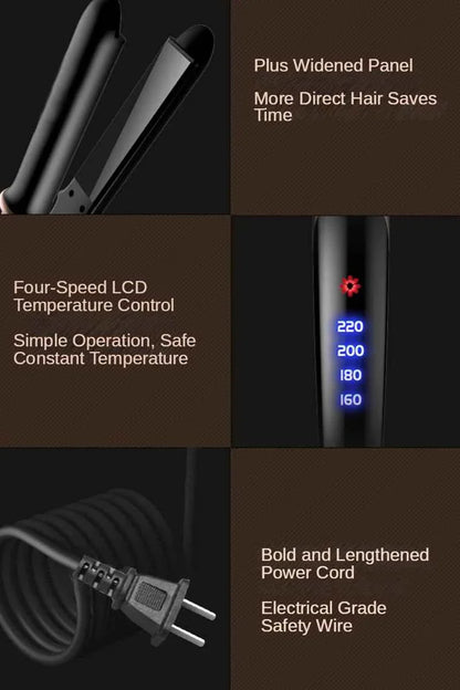 Flat Iron Hair Straightener 2 In 1 Professional Hair Straightener Hair Iron Curling Straightening Irons
