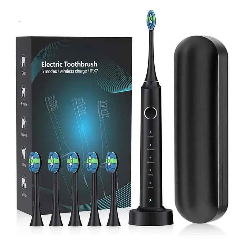 2025 Smart Sonic Electric Toothbrush for Adults Deep Cleaning with Soft Bristles and Waterproof Feature Teeth Whitening