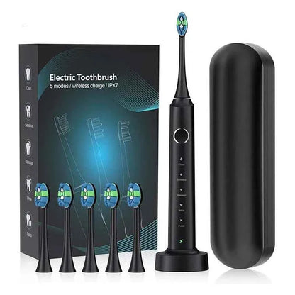 2025 Smart Sonic Electric Toothbrush for Adults Deep Cleaning with Soft Bristles and Waterproof Feature Teeth Whitening