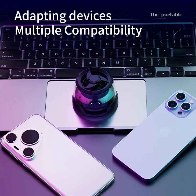 2025 New speakers home Rhythmic lighting Top shell vibration Plastic Material M8 LZ-B8 For Sooyn Portable Audio speaker gaming