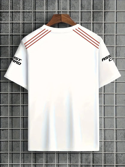 Men's Short-sleeved Round-neck T-shirts Are Suitable for Daily Wear and Sports and Are Appropriate for Both Adults and Teenagers