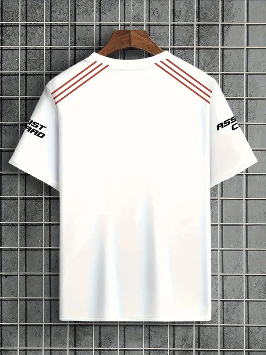Men's Short-sleeved Round-neck T-shirts Are Suitable for Daily Wear and Sports and Are Appropriate for Both Adults and Teenagers