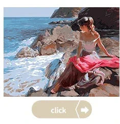 DIY Paint by Numbers Kit for Adults - Natural Scenery & Botanical Canvas Art