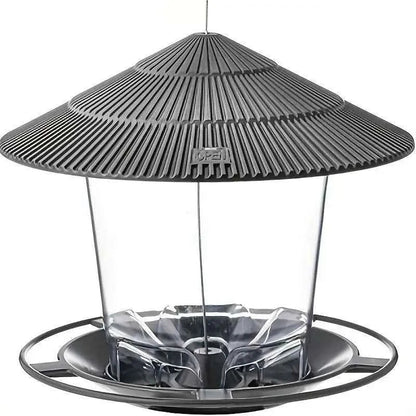 Bird Feeder Automatic Hanging Outdoor Garden Gazebo  Bird Feeding Container With Hang Rope House Decor Pet Supplies