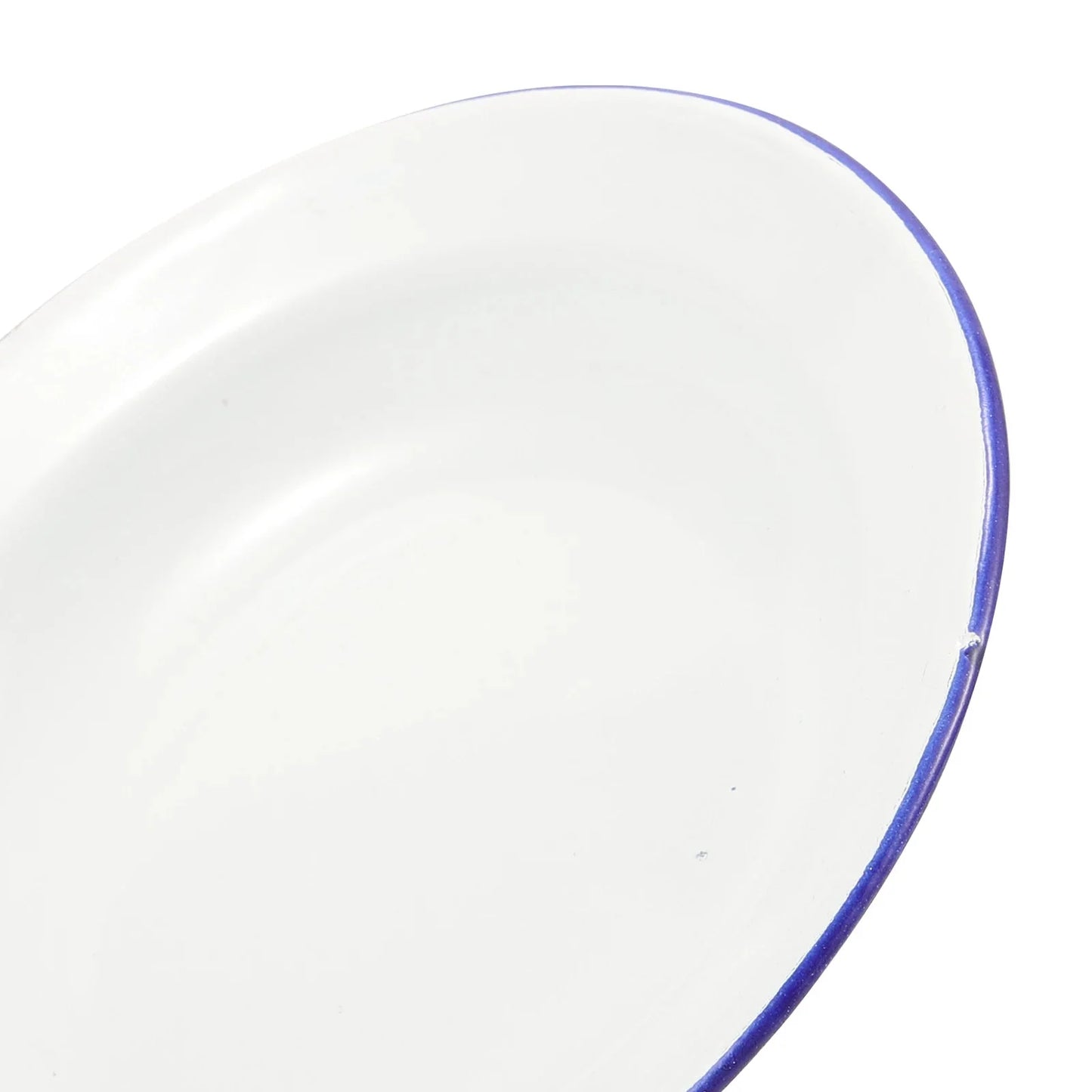 4Pcs Enamel Plates Unbreakable Enamelware Dinner Serving Platter Tray Salad Pasta Plate Kitchen Dining Bar Plates For Fruit Food