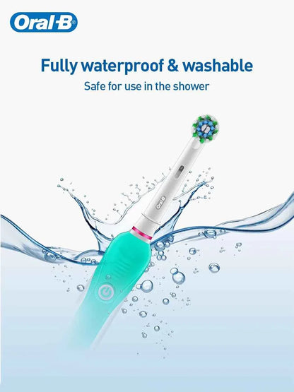 Oral B Pro600 Electric Toothbrush Rotation Oral Cleaning Teeth Whitening Cleaner Brush  2 Mins Timer Rechargeable Toothbrush