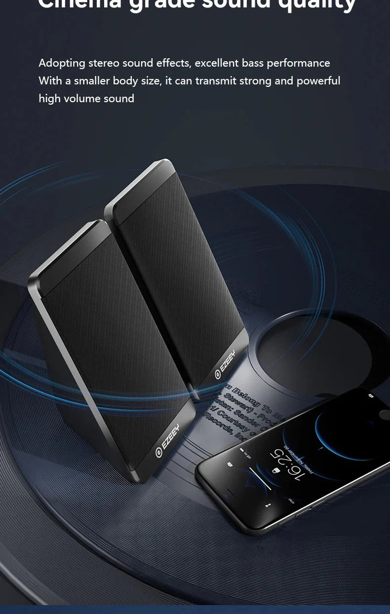 S5 Computer Speaker Subwoofer 2.0 Multimedia USB Mini Laptop Speaker