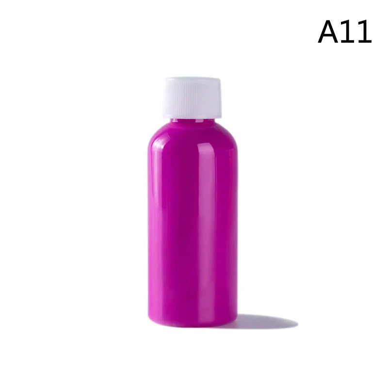60ml/bottle acrylic paint 24Colors DIY Handmade Graffiti Bearbrick Statue Coloring Pigment Professional Paint Liquid Art Supplie