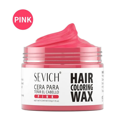 SEVICH Hair Colour Wax Temporary DIY Hair Coloring Wax One-Time Long Lasting Hair Dye Mud Cream Christmas Hair Styling Products