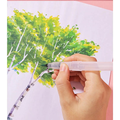 Portable Iron Box Solid Watercolor Paint Set for Art And Hand Drawing Portable Art Supplies