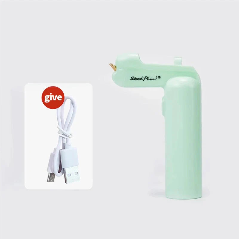 Art Electric Spray Pen Airbrush Set Inkjet Painting Brush Washable Spray Painting Hand Drawn Art Supplies Multi-function Color