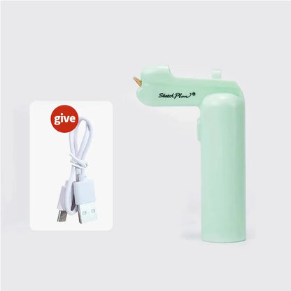 Art Electric Spray Pen Airbrush Set Inkjet Painting Brush Washable Spray Painting Hand Drawn Art Supplies Multi-function Color