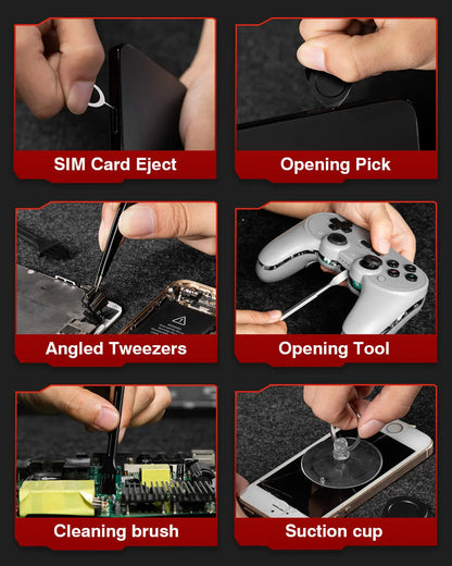 138 In 1 Electric Professional Screwdriver Set Cordless Multifunctional iPhone & Glasses Repair Tool Magnetic Bit Household Kit