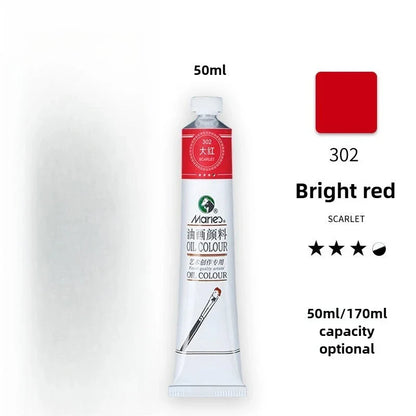 Maries Oil Paint 50ML Oil Painting Art Creation Pigment Large Oil Paint Paint Single Commonly Used 24 Colors