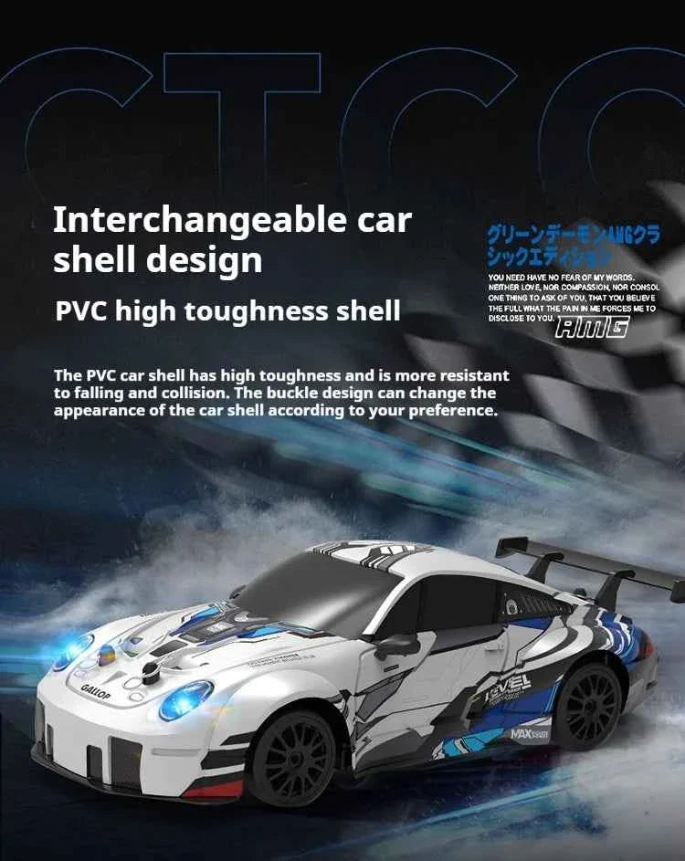 RC Drift Car 1/26 Realistic Race Car 4WD Mini RC Car 2.4Ghz Control Smooth Drifting Action Boys Toys RC 4x4 Fun for All