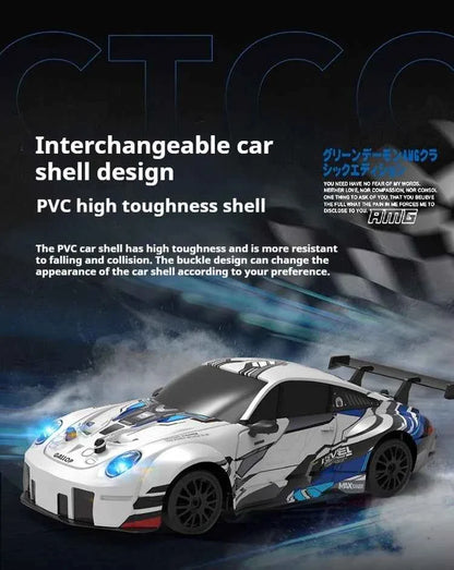 RC Drift Car 1/26 Realistic Race Car 4WD Mini RC Car 2.4Ghz Control Smooth Drifting Action Boys Toys RC 4x4 Fun for All