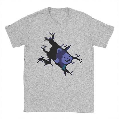 Men's T-Shirts Game Undertale Temmie Novelty Pure Cotton Tee Shirt Short Sleeve  T Shirt Round Neck Clothing Gift Idea